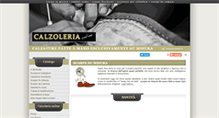 Desktop Screenshot of calzoleria-online.it