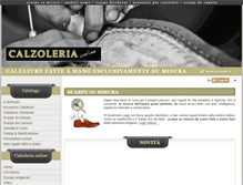 Tablet Screenshot of calzoleria-online.it